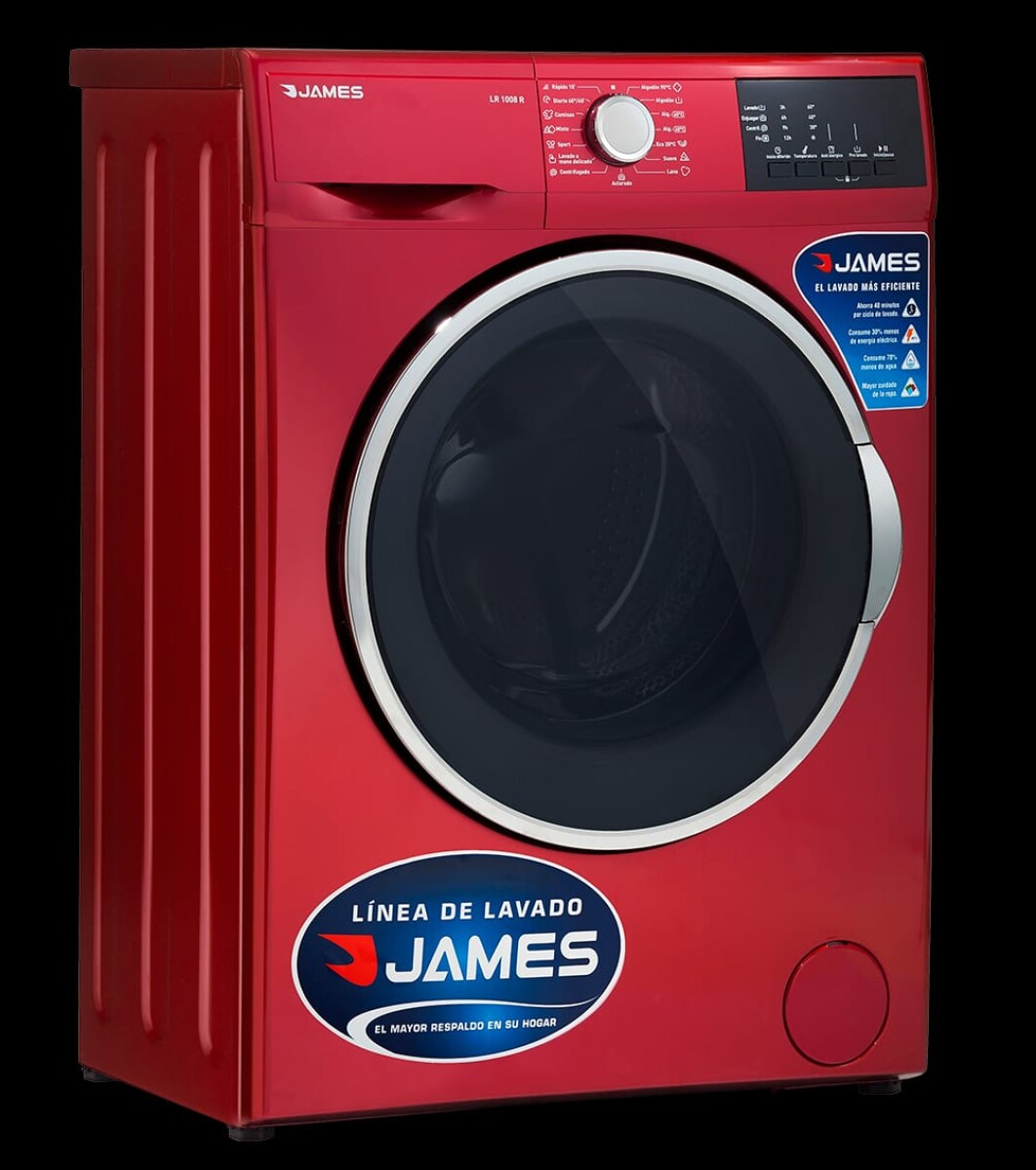 Lavarropa Carga Frontal - Rojo 