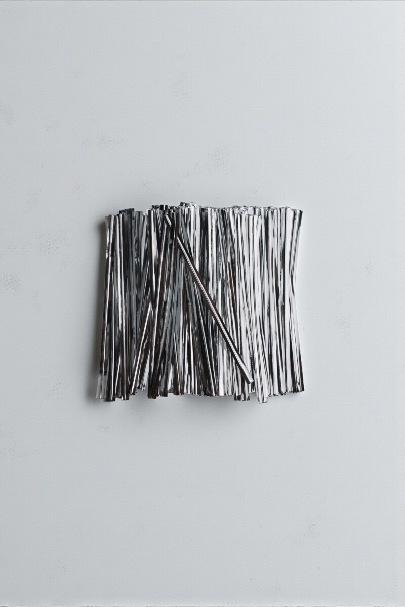 cierre bolsitas regalo 10 cm - PLATA 