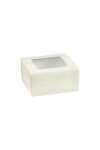 Caja c/visor 12x12x6 cm. - PELLE BIANCO Caja c/visor 12x12x6 cm. - PELLE BIANCO