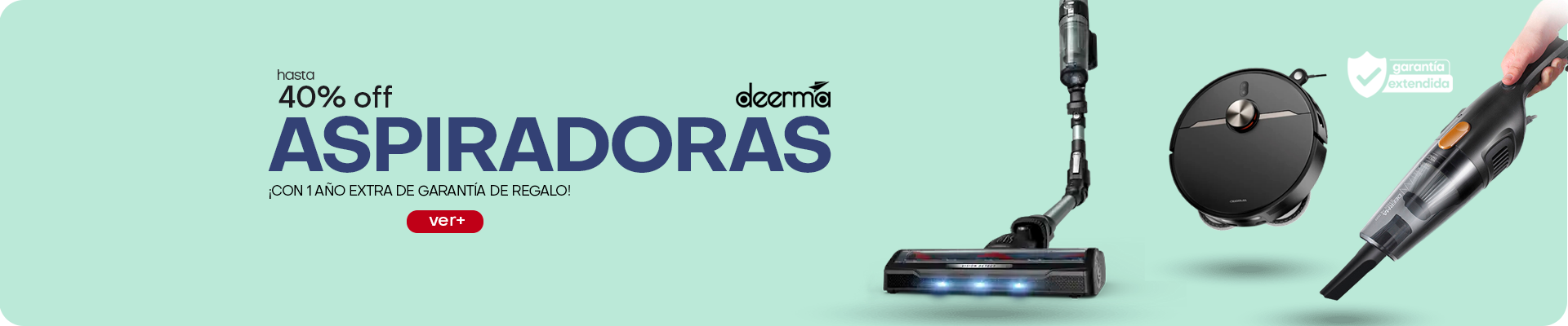¡Ofertas especiales en Aspiradoras Deerma!