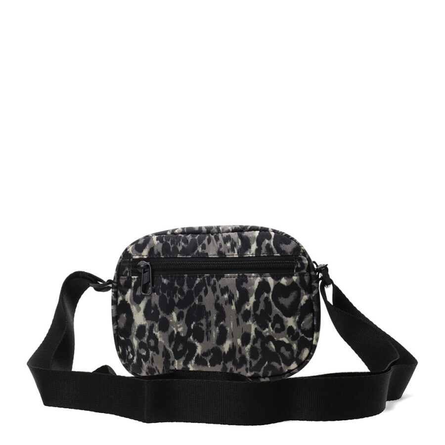 Cartera Puma Pop Crossbody Bag Negro - Leopardo