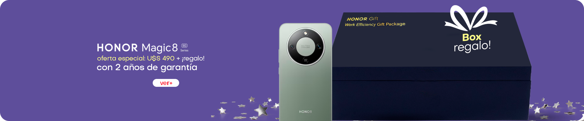 ¡Honor Magic8 Lite con súper Descuento + regalo!