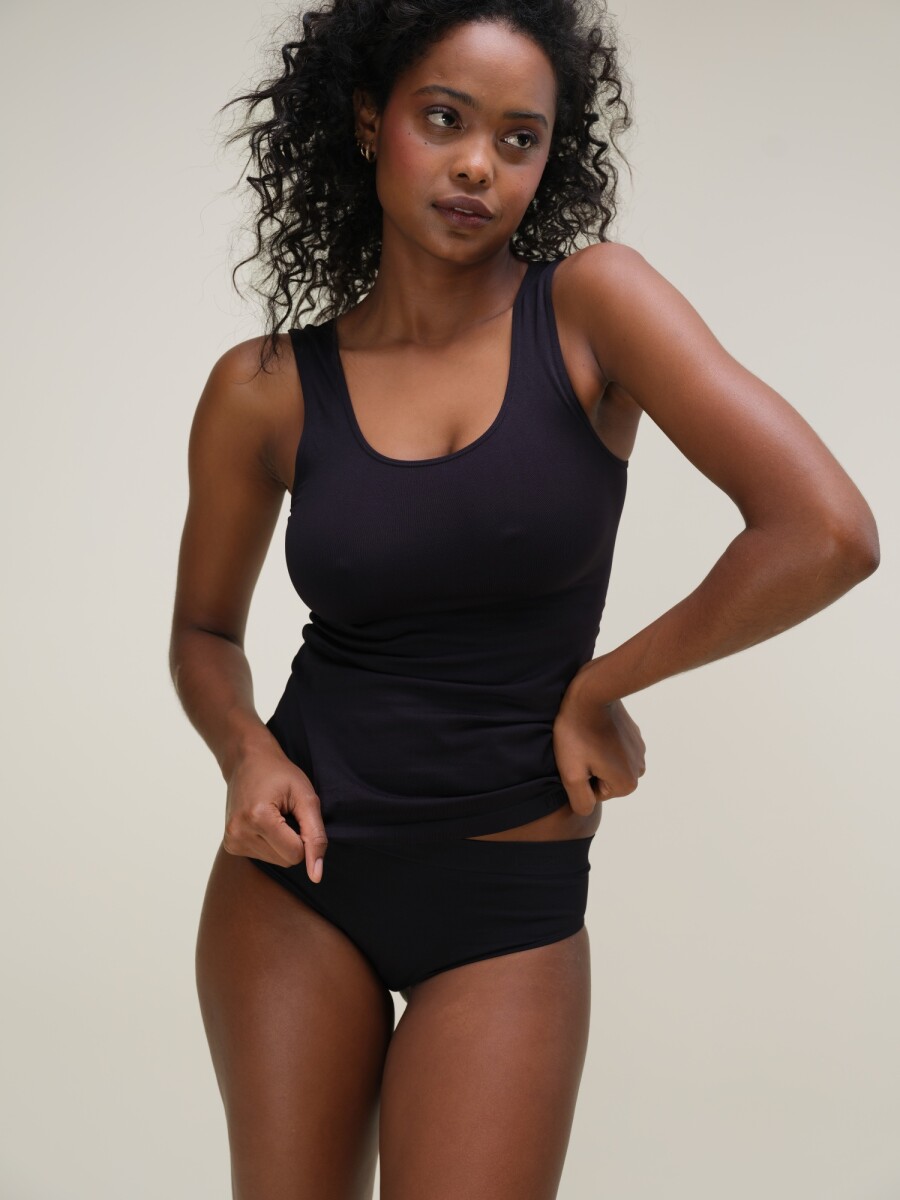 Musculosa Seamless - Negro 
