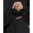 UA Icon Fleece OS Hoodie-WHT BLK-001