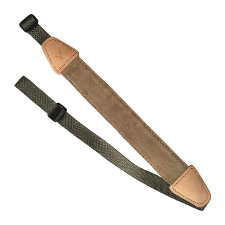 CORREA P/RIFLE 95X5cm C/MARRON CUERO/NEOPRENO.- CORREA P/RIFLE 95X5cm C/MARRON CUERO/NEOPRENO.-