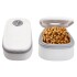 Dispensador De Alimento Timer Para Mascotas Gatos Perros Color Variante Gris