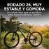 Bicicleta Crolan Montaña Rod 27.5 Freno Disco 21 Vel Shimano Color Negro Celeste