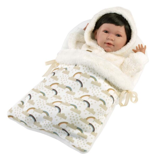 Muñeca Llorens Bebote Mimi 42cm Con Saco De Dormir Y Chupete Diseño Mimi Saquito