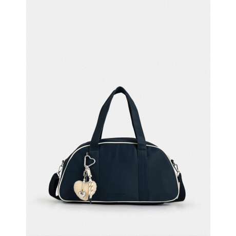 Bolso Sport Beige Azul Marino