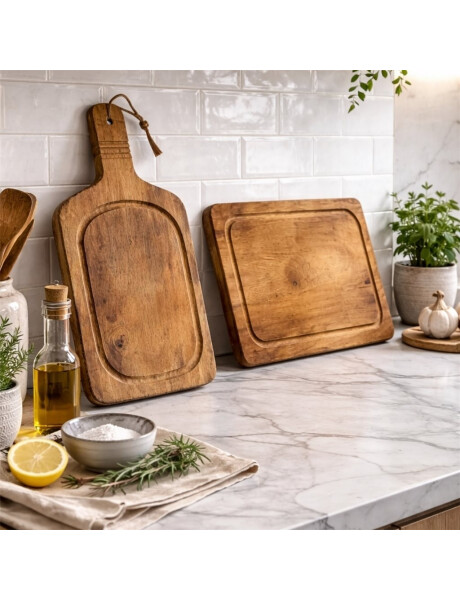 TABLA RECTANGULAR MADERA LARGE 46X30X2.5CM TABLA RECTANGULAR MADERA LARGE 46X30X2.5CM