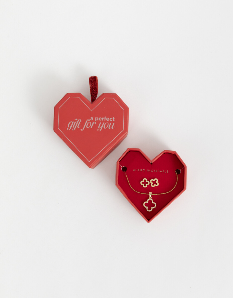 Set De Aros Pasantes Y Cadena 