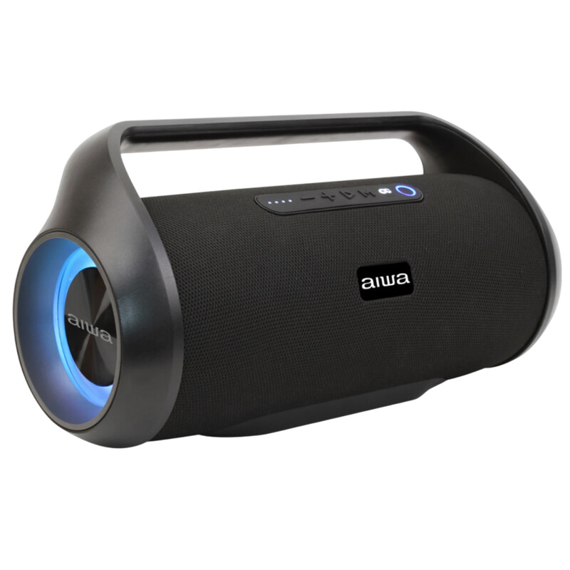 Parlante Boombox Waterproof TWS Aiwa AWS800BT Negro
