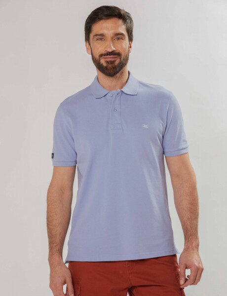 REMERA POLO PIQUÉ Lavanda
