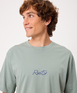 T-SHIRT OSLAS RUSTY Verde Seco