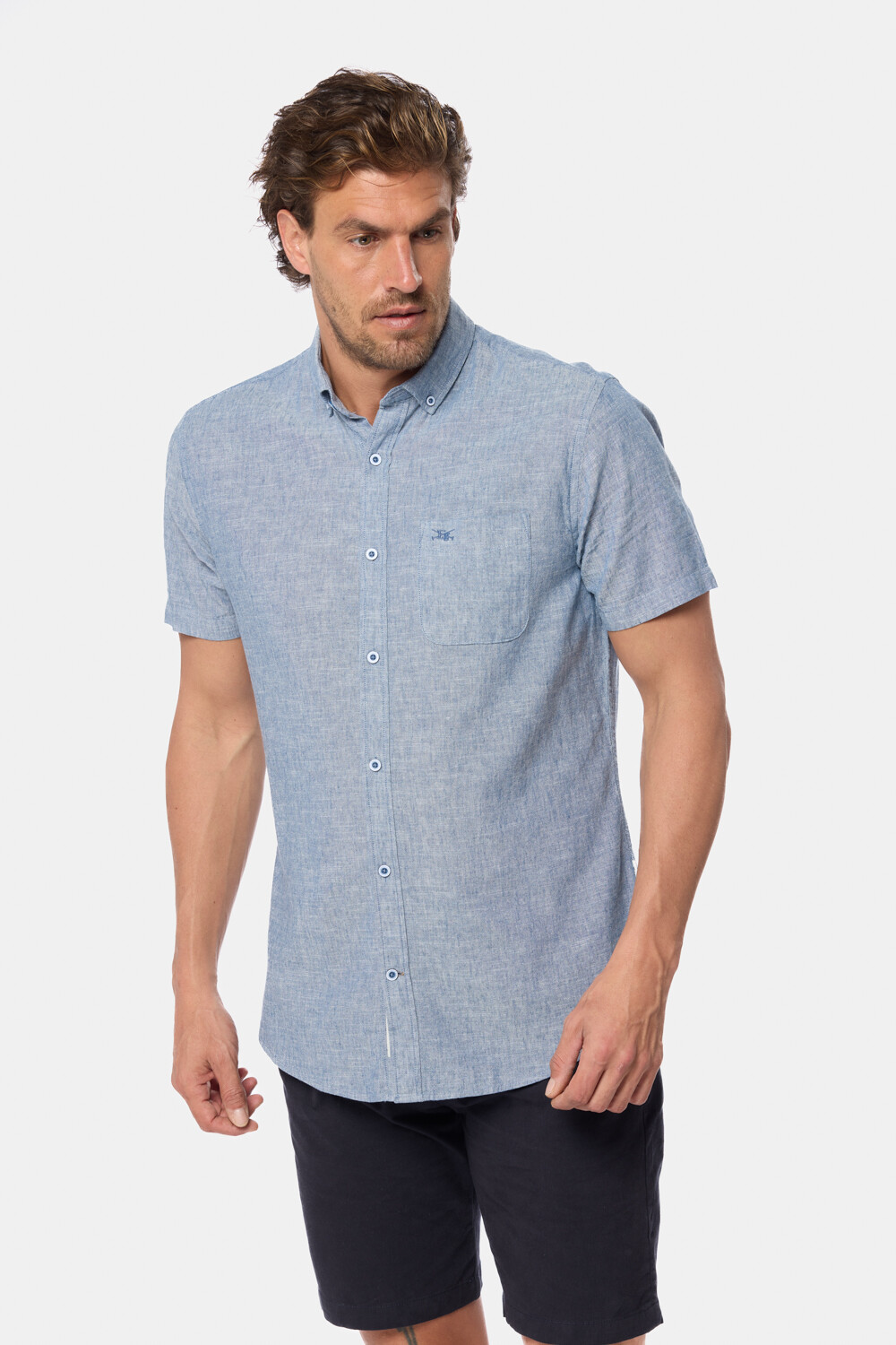 CAMISA DE LINO Denim