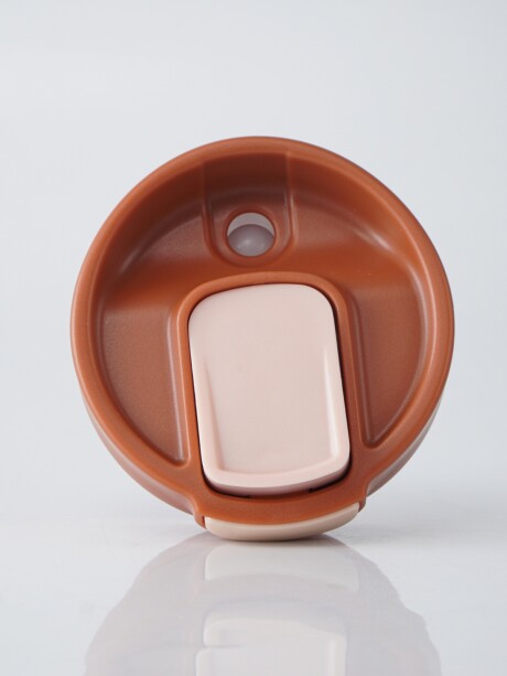 Vaso Térmico Push&Drink 350mL. Rosado