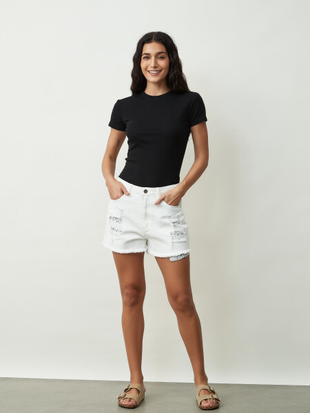 SHORT LEILA OFF WHITE