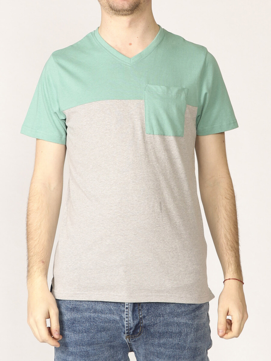 T-shirts Navigator - Verde/gris 