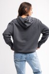 Canguro oversize Genova Gris oscuro