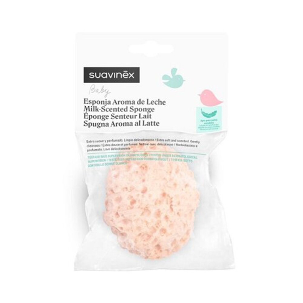 Esponja de baño con aroma extra suave SUAVINEX rosa