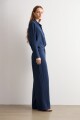 Pantalon recto azul marino