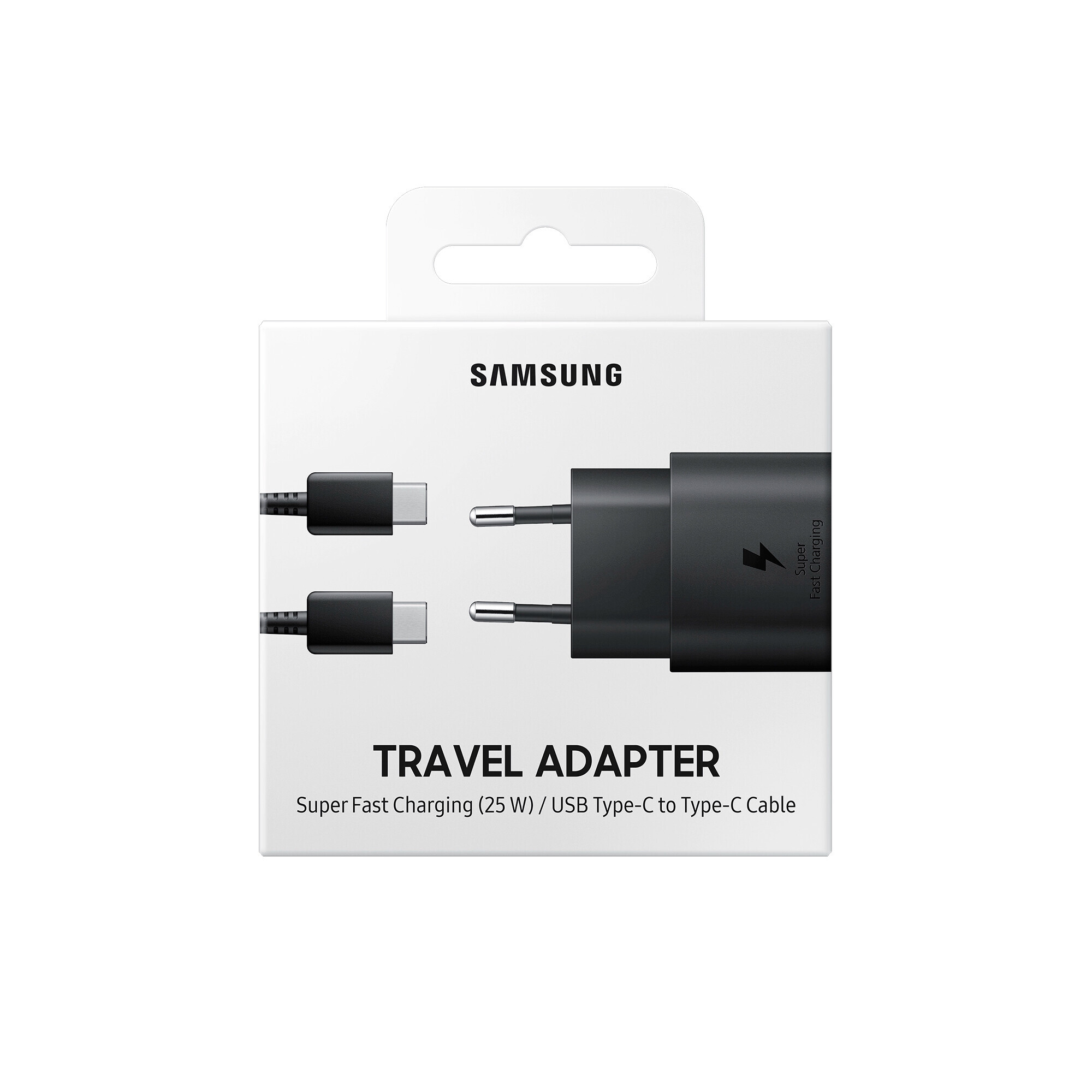 Samsung Cargador para coche USB carga rápida + Cable USB-C - Negro