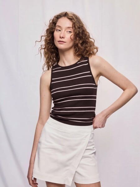MUSCULOSA D.CASSIN SAMMI CHOCOLATE