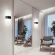 Lampara Aplique De Pared Led Moderno Cubo Interior Acrilico Blanco