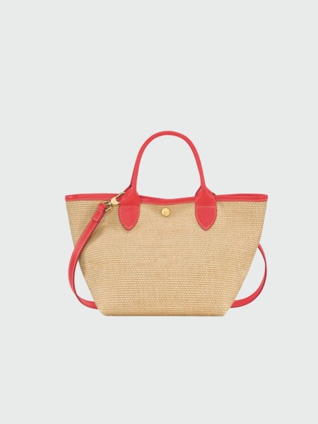 Longchamp -Cartera estilo cesta, Le panier pliage Basket Rojo