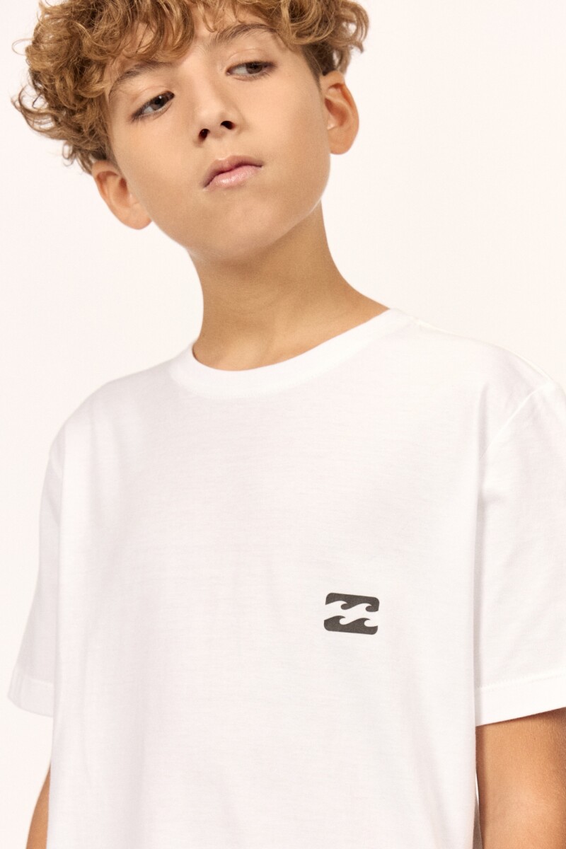 REMERA BRIGHTY TEE BOYS B-blanco