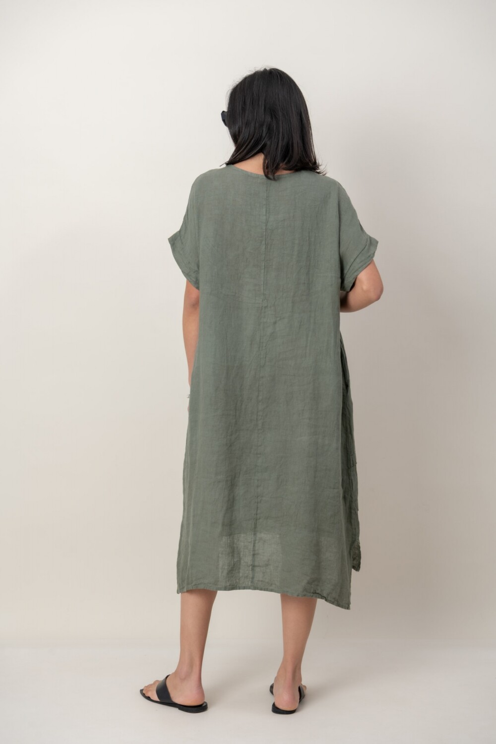 VESTIDO ENKI Verde Seco