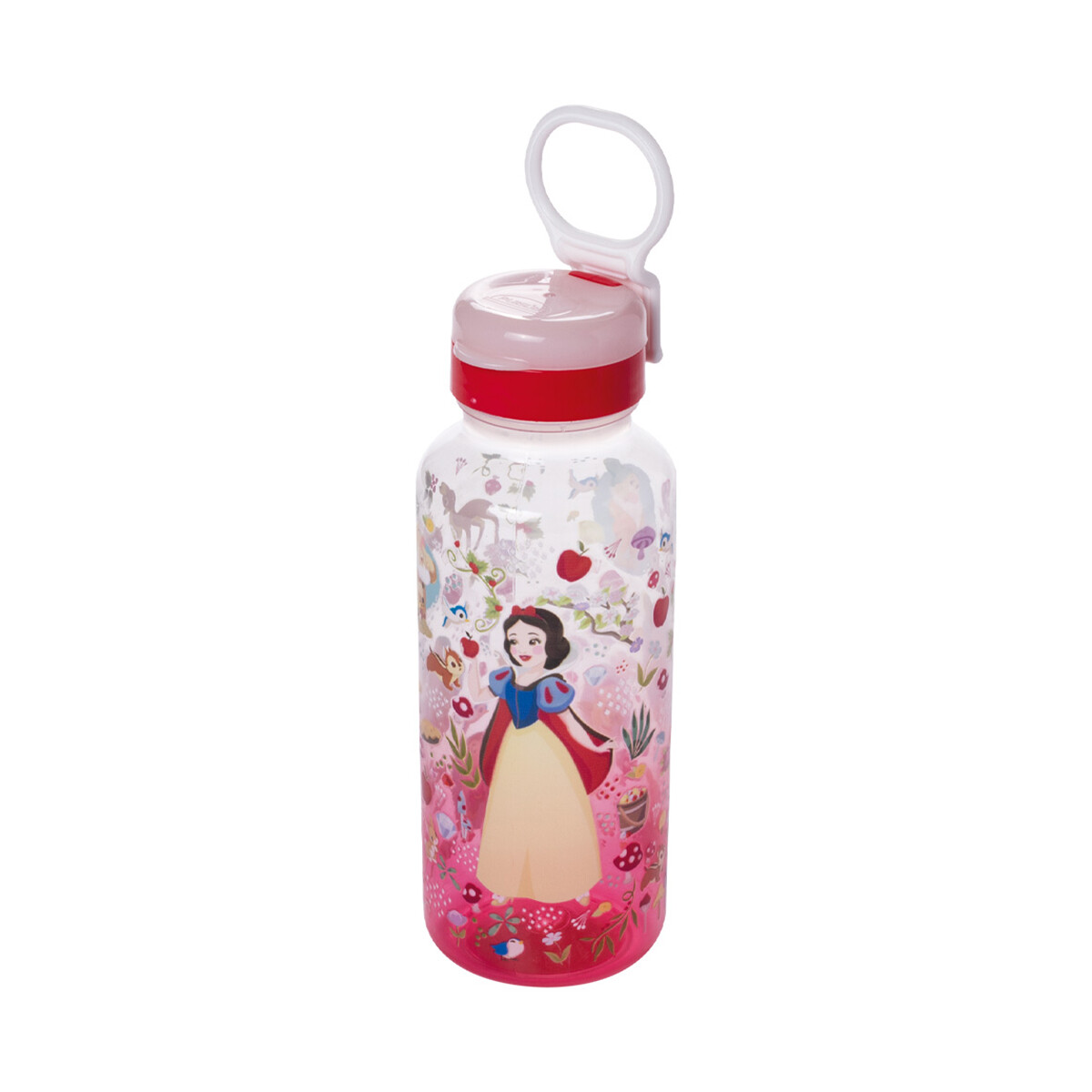 Botella Plática Relieve Princesas Disney 600 ml - Blancanieve 