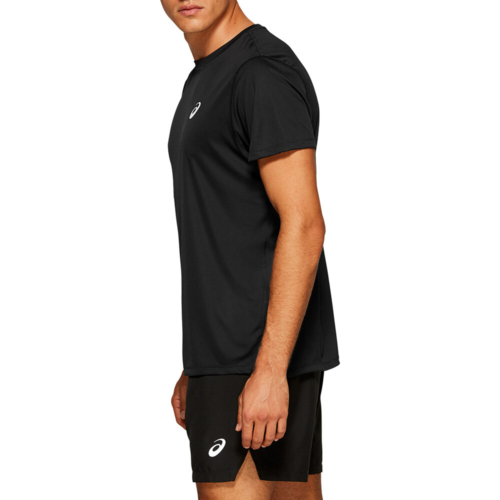 Silver SS Top M - Hombre Performance Black