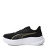 Championes de Mujer Puma Max Stride Lite Negro - Dorado