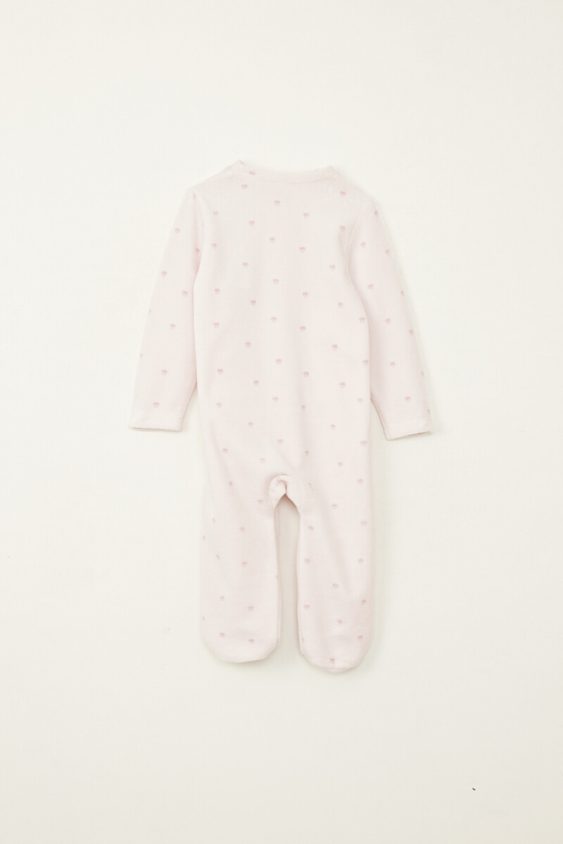 Enterito pijama plush Rosa