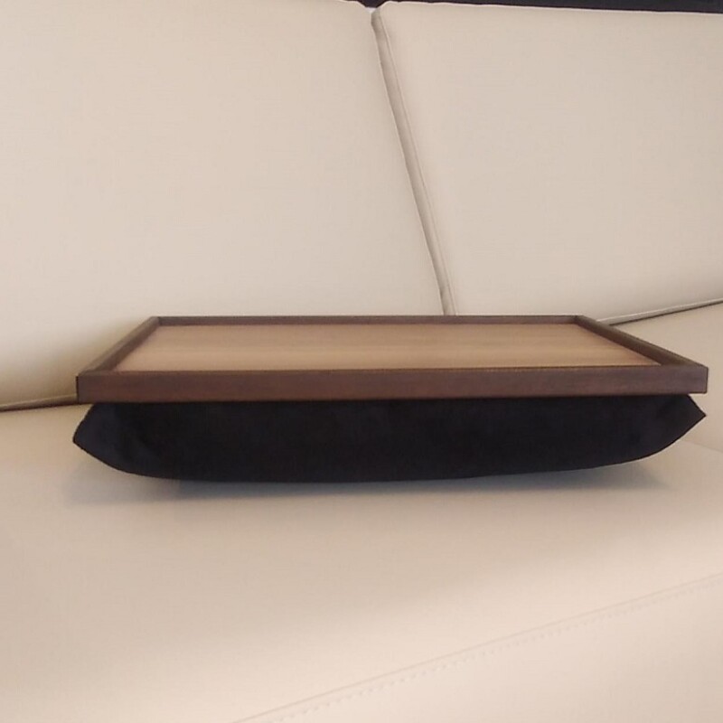 Bandeja para sofa con base almohada - NEGRO Bandeja para sofa con base almohada - NEGRO