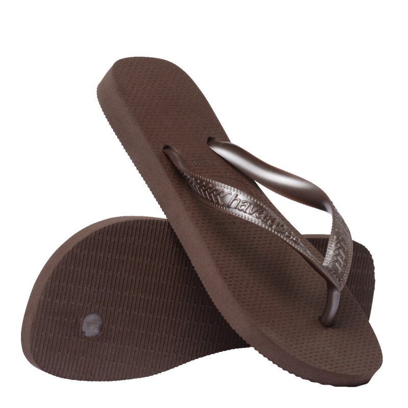 Sandalia de Mujer Havaianas Top Tiras Marrón Café