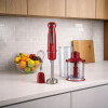 Mixer Punktal PK-596 MA con Batidor Vaso Picadora 600w Rojo Mixer Punktal Pk-596 Ma Con Batidor Vaso Picadora 600w Rojo