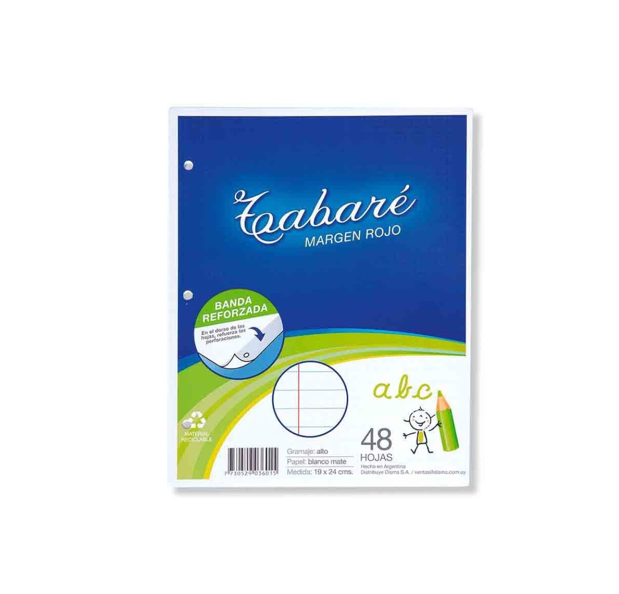 Hoja Milimetrada Paq. x24 Tabaré 