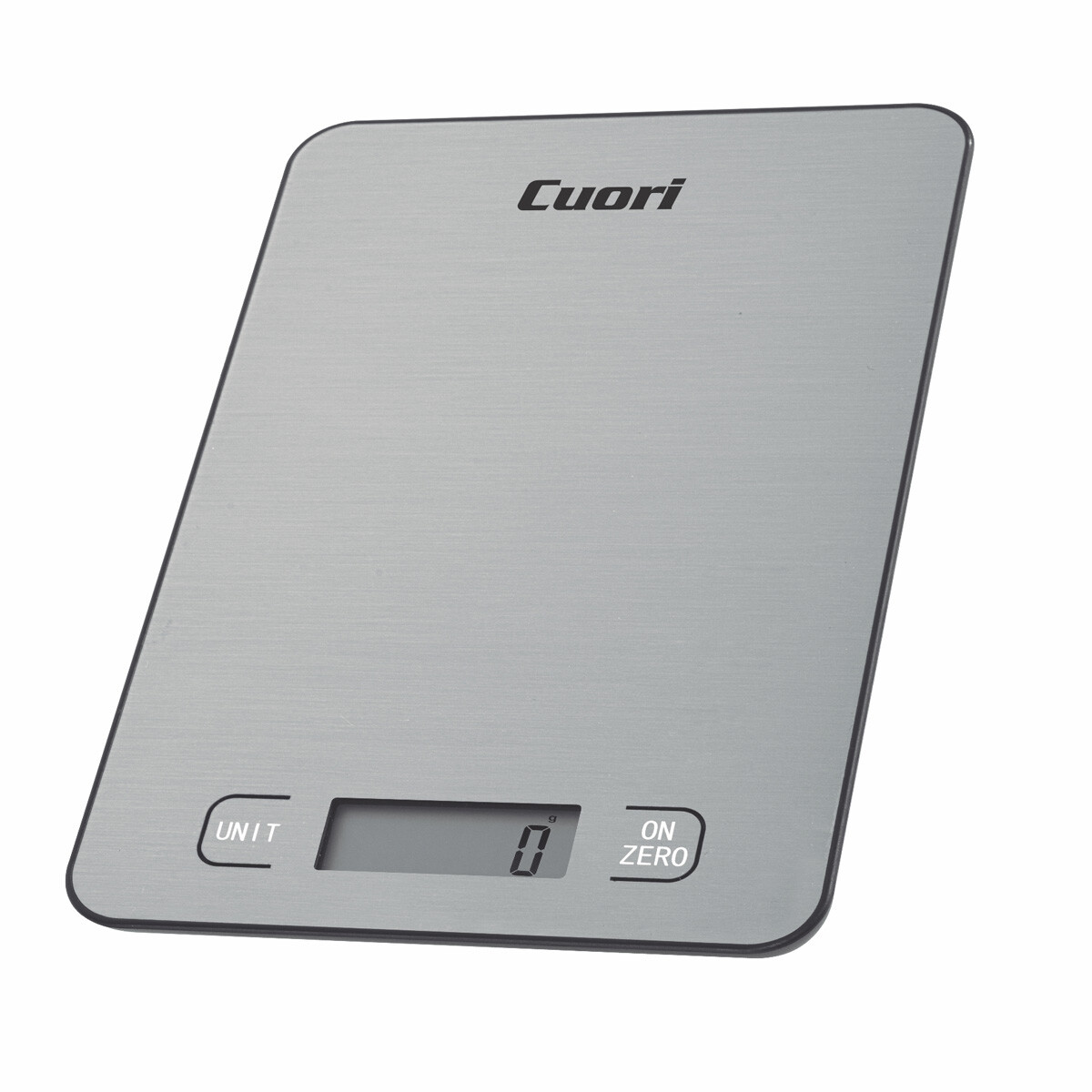 BALANZA DE COCINA DIGITAL CUORI ACERO INOX. 10 KG COLOR GRIS OSCURO 