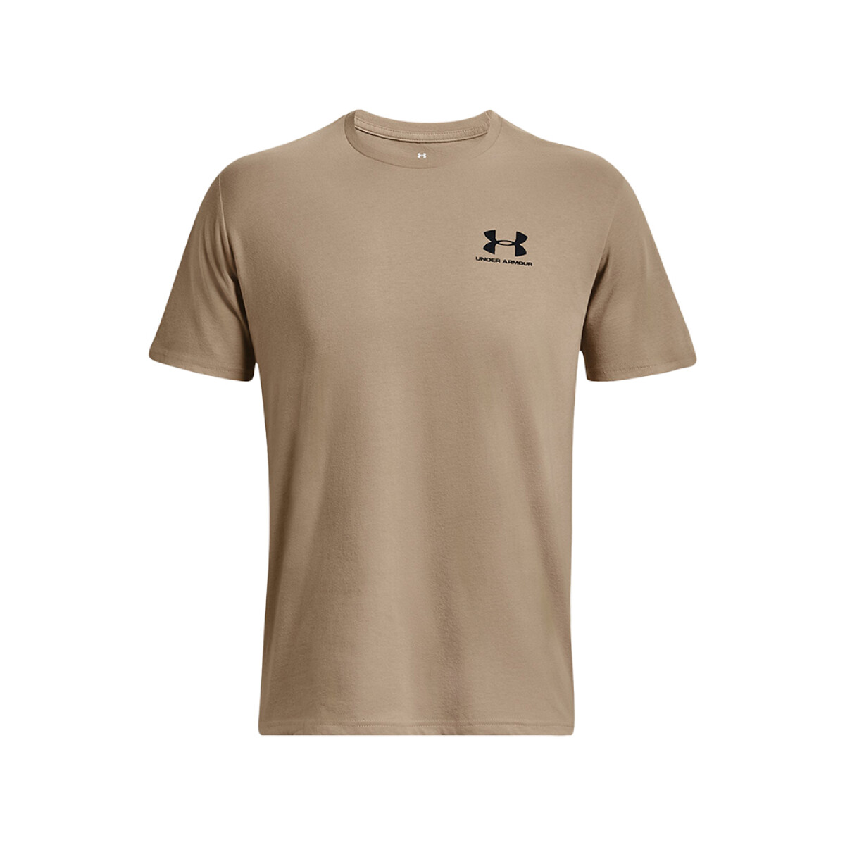 REMERA UNDER ARMOUR SPORTSTYLE LC SS - Beige 
