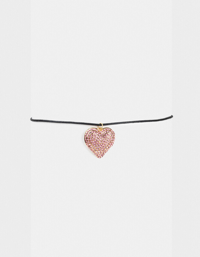 Chokers Prom Choker Corazón - Dorado