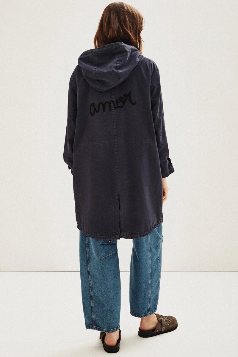 Campera Beck Canvas Azul