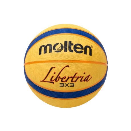 PELOTA DE BASQUET 3X3 Yellow & Blue
