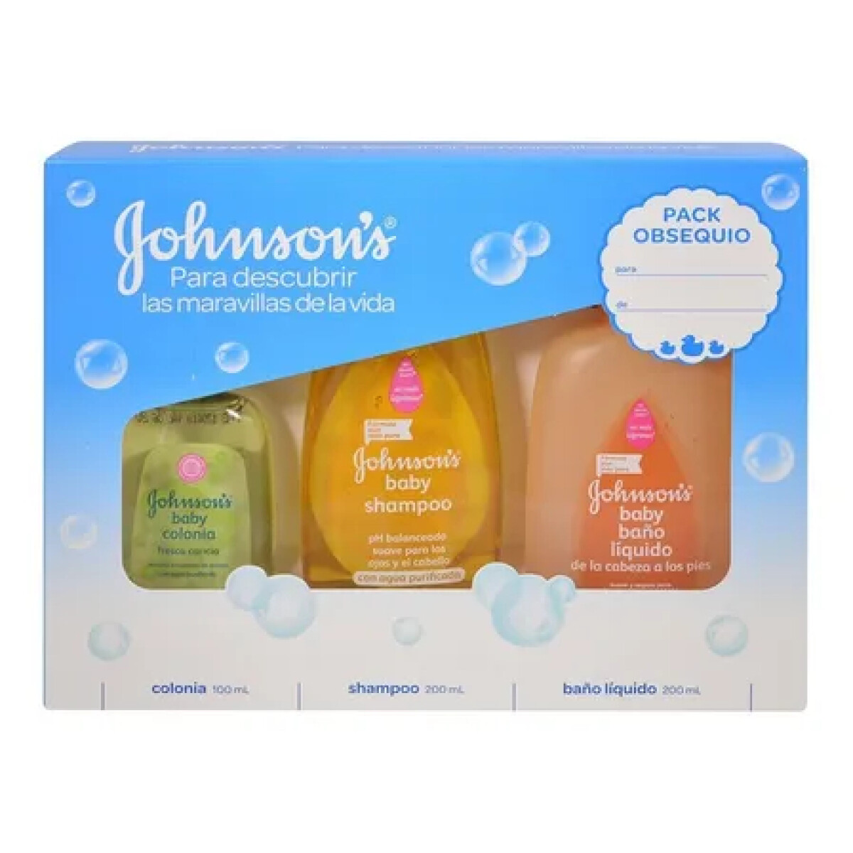 Pack J&J Baby Shampoo + Baño Líquido + Colonia 500 ml | Cuidado Completo Bebé 