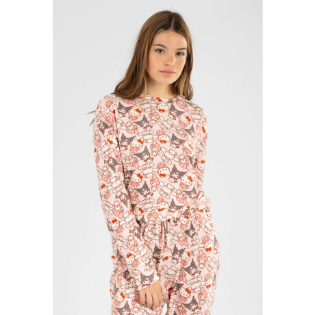 Pijama hello kitty aop hacci Rosado