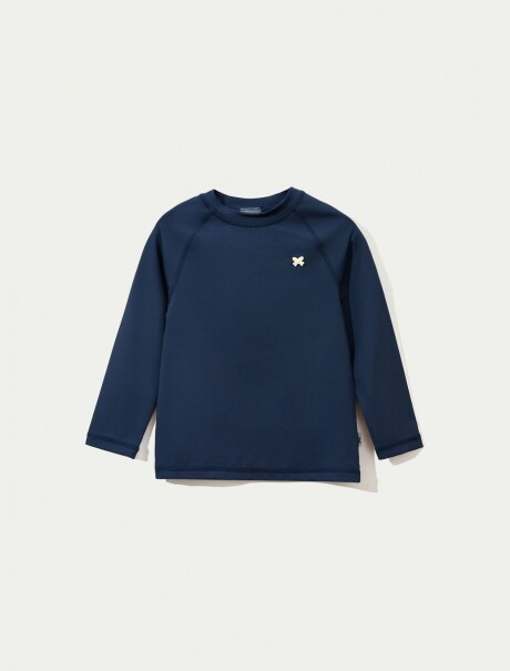 CAMISETA INFANTIL CON PROTECCION UV AZUL