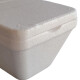 POTES RECTANGULARES PARA HELADOS CON TAPA 1/2 KG - 25 UDS Potes Rectangulares Para Helados Con Tapa 1/2 Kg - 25 Uds
