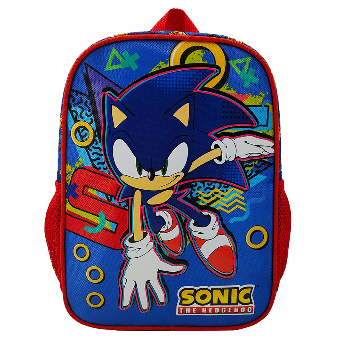 Mochila Escolar Sonic 30 cm Tafeta 