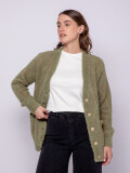 CARDIGAN LIVIA Verde Militar